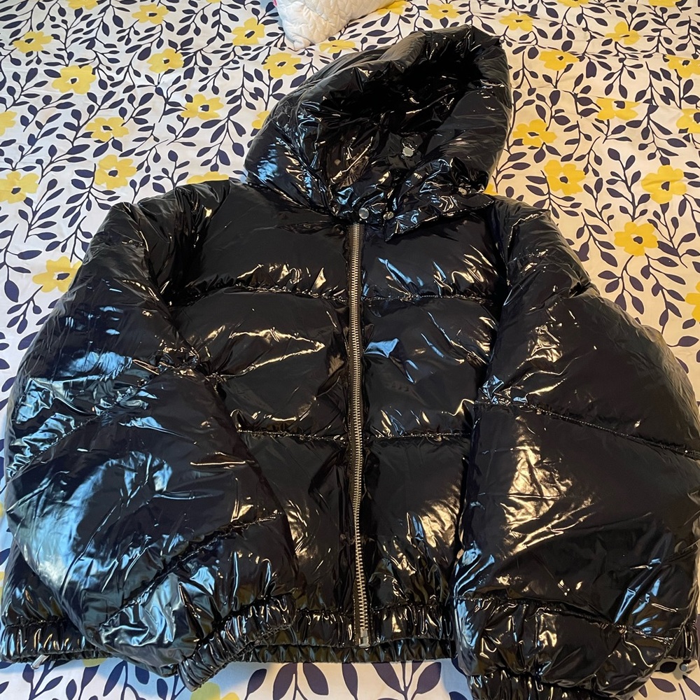 Black Michael Kors Puffy Coat NWT - Picture 3 of 9